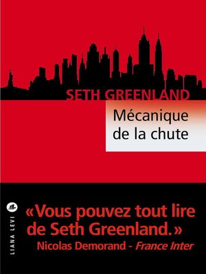 cover image of Mécanique de la chute